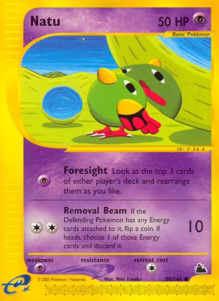 Natu (80/144) [Skyridge] - Pokemon Single