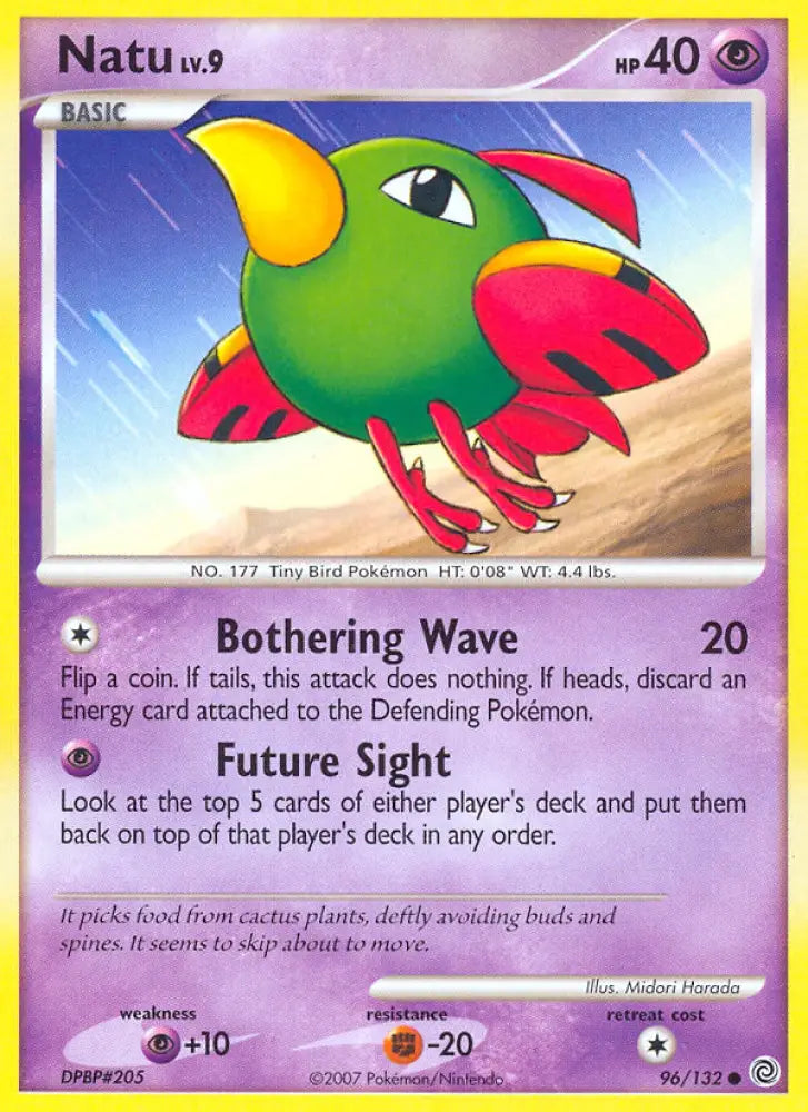 Natu (96/132) [Diamond & Pearl: Secret Wonders] - Pokemon Single