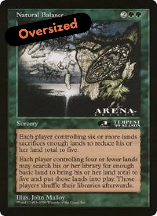 Natural Balance (Oversized) [Oversize Cards] - MTG Single