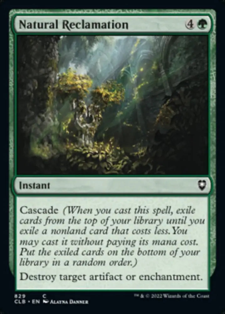 Natural Reclamation [Commander Legends: Battle for Baldur’s Gate] - MTG Single