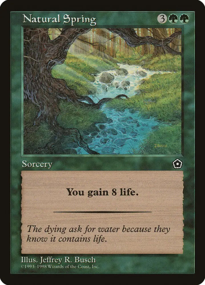 Natural Spring [Portal Second Age] - MTG Single
