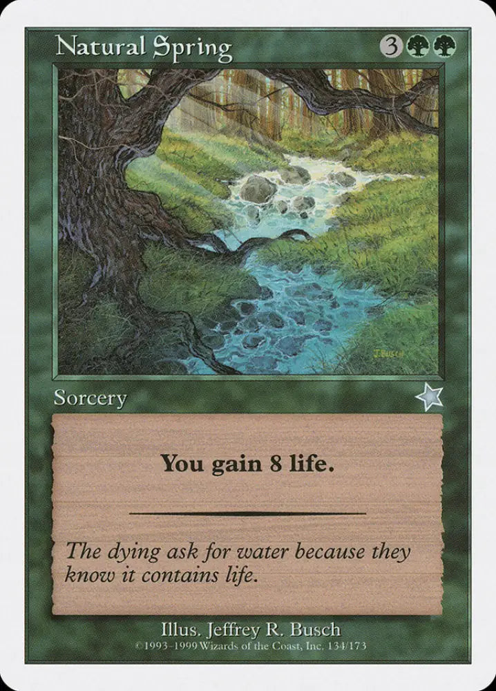 Natural Spring [Starter 1999] - MTG Single