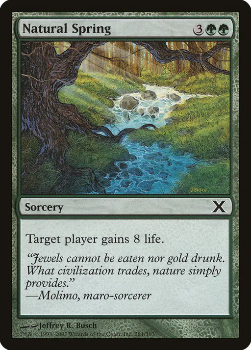 Natural Spring [Tenth Edition] - MTG Single