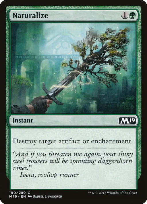 Naturalize [Core Set 2019] - MTG Single