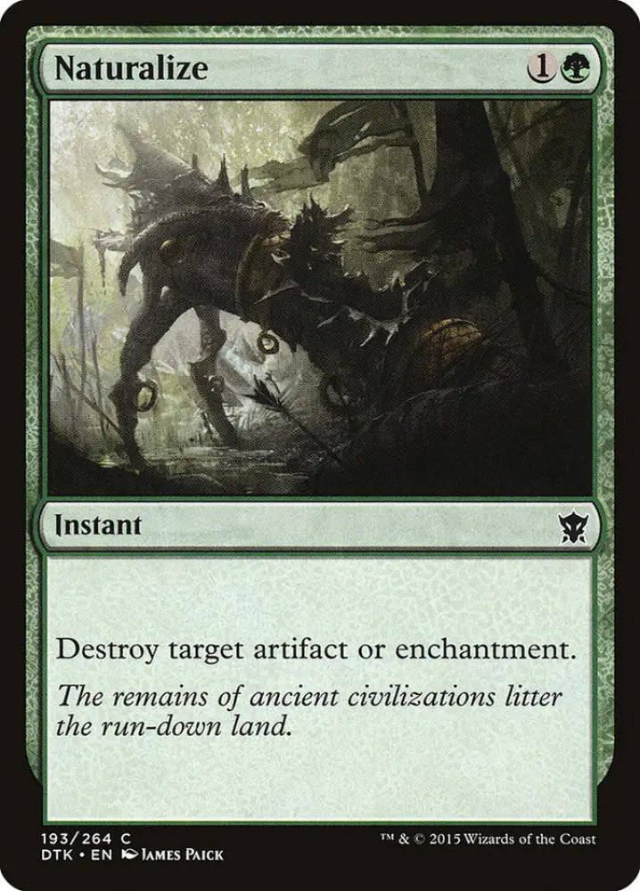 Naturalize [Dragons of Tarkir] - MTG Single