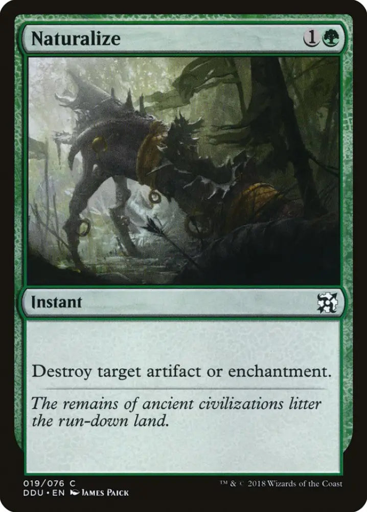 Naturalize [Duel Decks: Elves vs. Inventors] - MTG Single