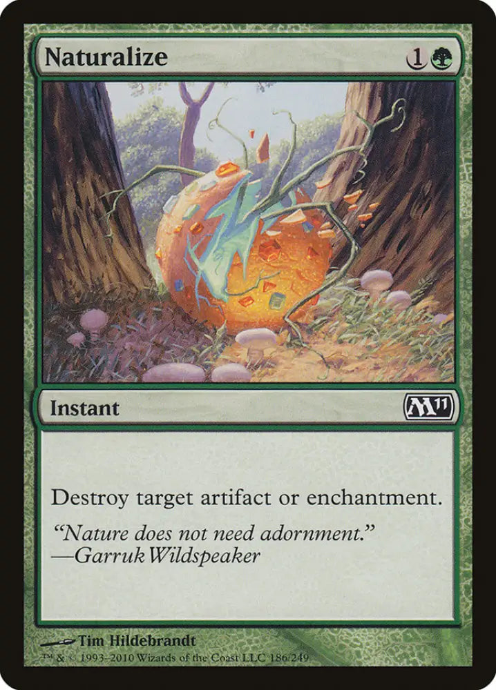 Naturalize [Magic 2011] - MTG Single