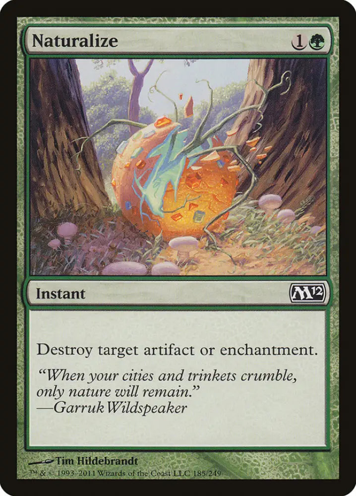 Naturalize [Magic 2012] - MTG Single
