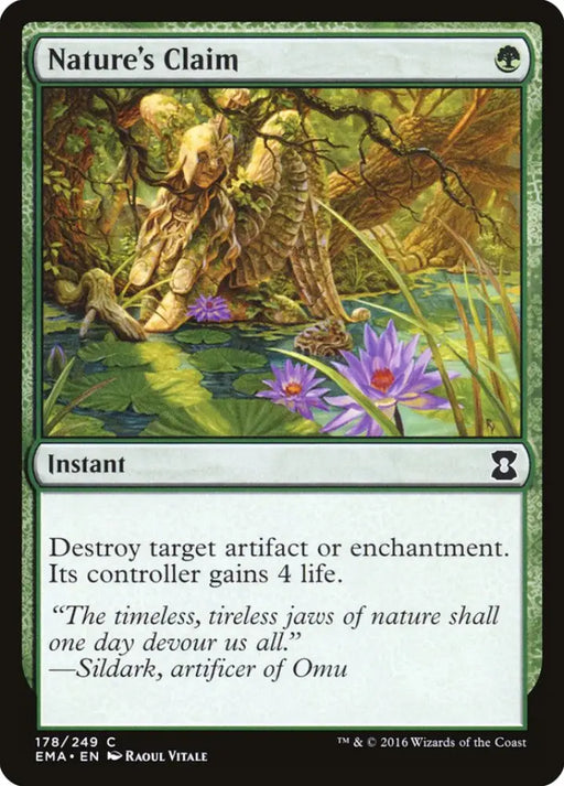 Nature’s Claim [Eternal Masters] - MTG Single