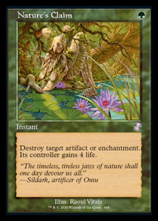 Nature’s Claim (Timeshifted) [Time Spiral Remastered] - MTG Single
