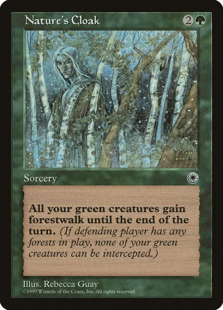 Nature’s Cloak [Portal] - MTG Single