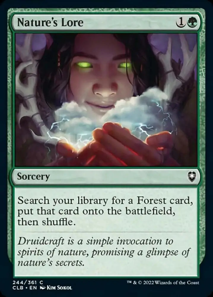 Nature’s Lore [Commander Legends: Battle for Baldur’s Gate] - MTG Single