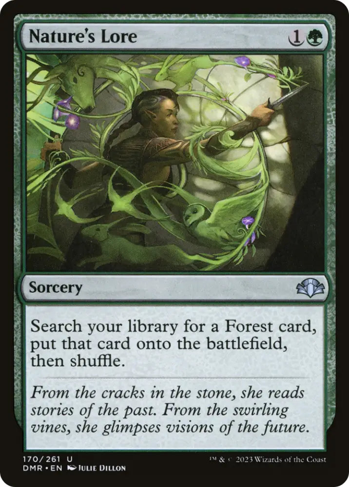 Nature’s Lore [Dominaria Remastered] - MTG Single
