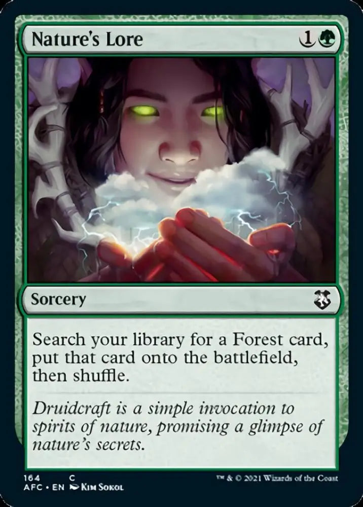 Nature’s Lore [Dungeons & Dragons: Adventures in the Forgotten Realms Commander] - MTG Single