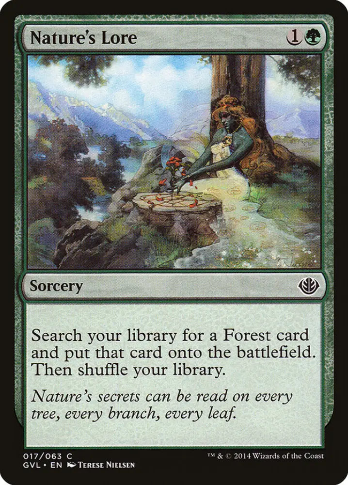 Nature’s Lore (Garruk vs. Liliana) [Duel Decks Anthology] - MTG Single