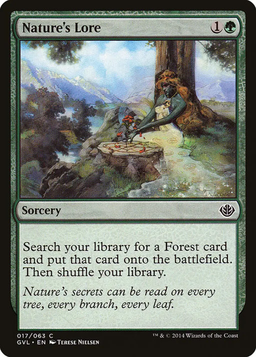 Nature’s Lore (Garruk vs. Liliana) [Duel Decks Anthology] - MTG Single