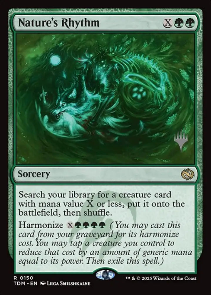 Nature's Rhythm (150p) [Tarkir: Dragonstorm Promos]