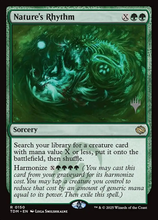 Nature's Rhythm (150p) [Tarkir: Dragonstorm Promos]