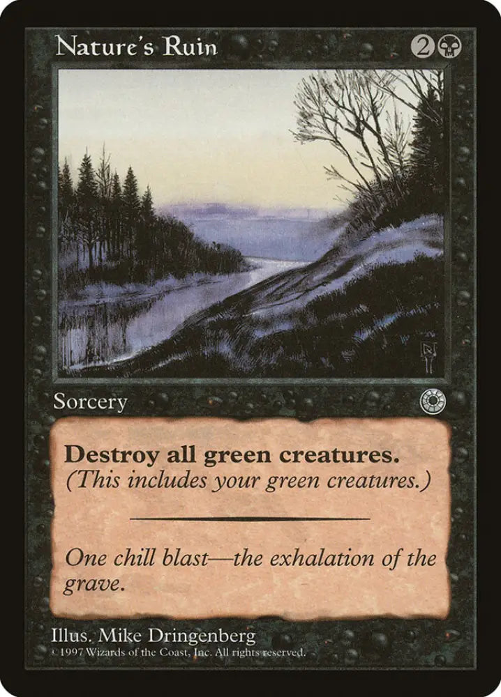 Nature’s Ruin [Portal] - MTG Single