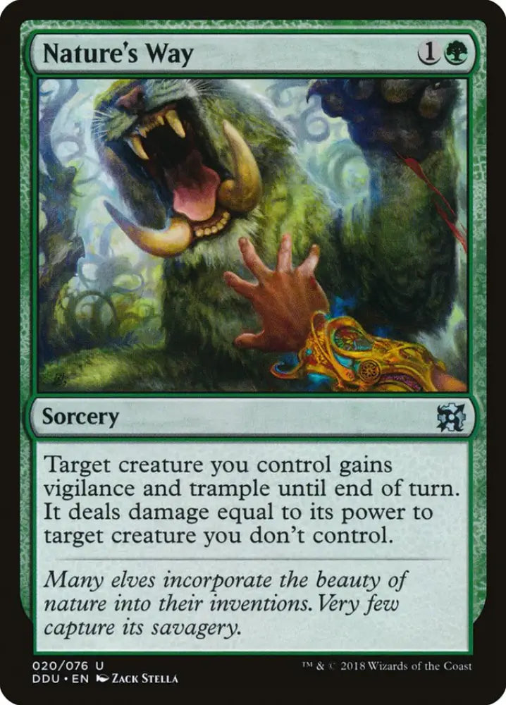 Nature’s Way [Duel Decks: Elves vs. Inventors] - MTG Single