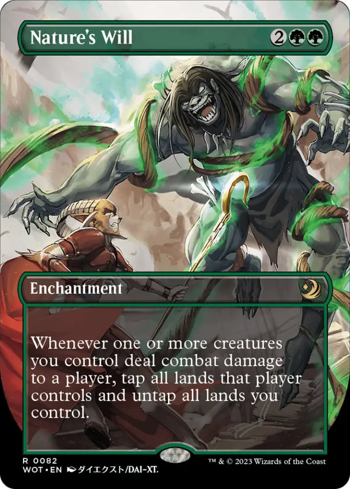 Nature’s Will (Anime Borderless) [Wilds of Eldraine: Enchanting Tales] - MTG Single