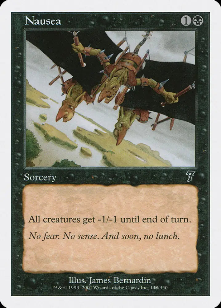 Nausea [Seventh Edition] - MTG Single