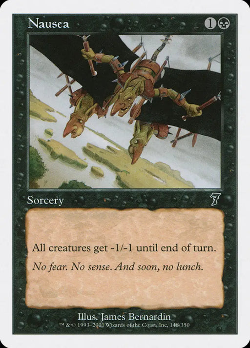 Nausea [Seventh Edition] - MTG Single
