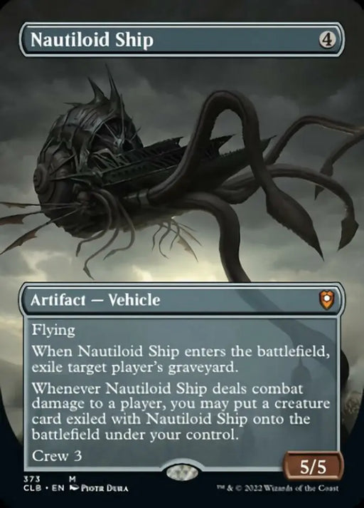Nautiloid Ship (Borderless Alternate Art) [Commander Legends: Battle for Baldur’s Gate] - MTG Single