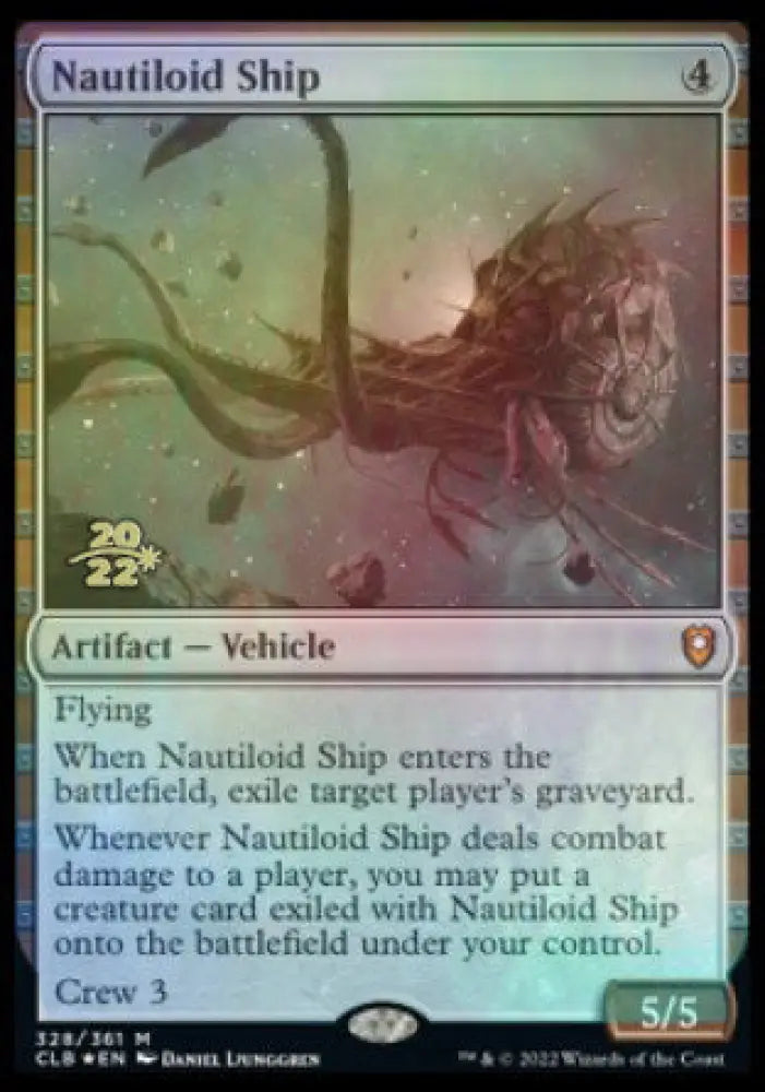 Nautiloid Ship [Commander Legends: Battle for Baldur’s Gate Prerelease Promos] - MTG Single