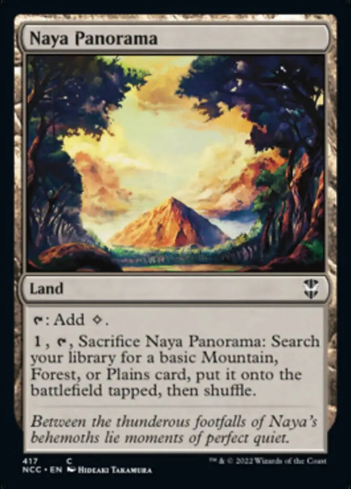 Naya Panorama [Streets of New Capenna Commander] - MTG Single