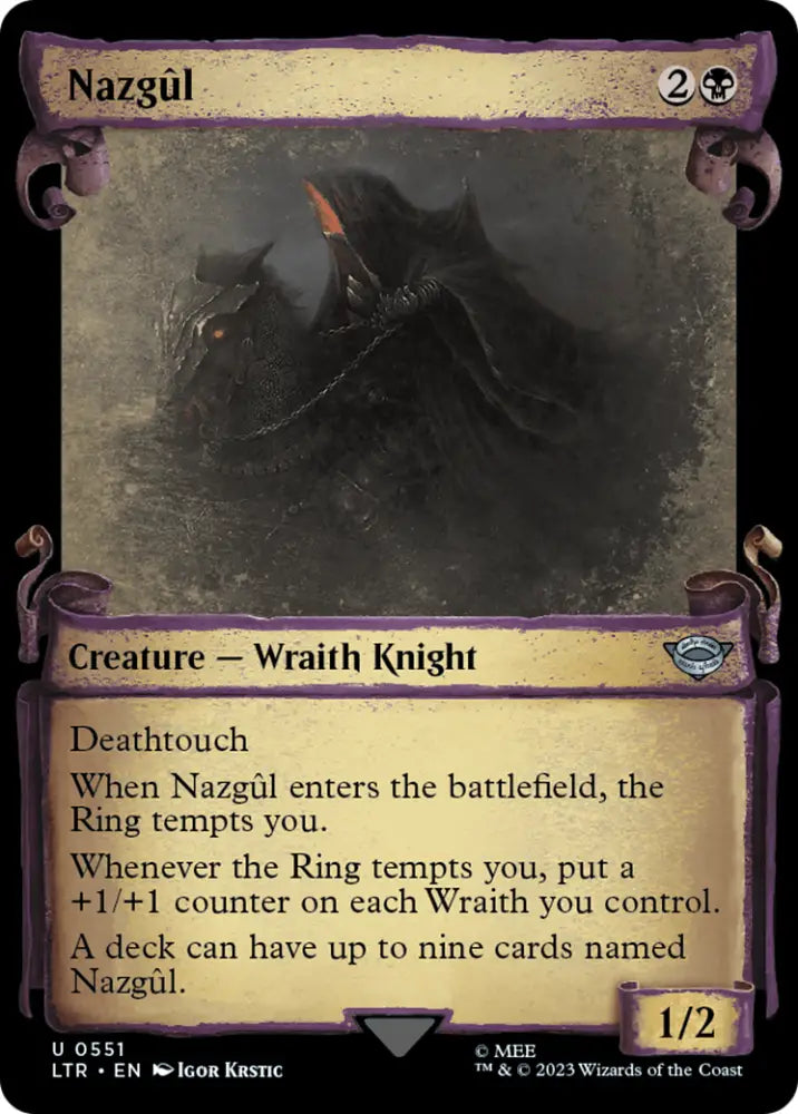 Nazgul (0551) [The Lord of the Rings: Tales of Middle-Earth Showcase Scrolls] - MTG Single