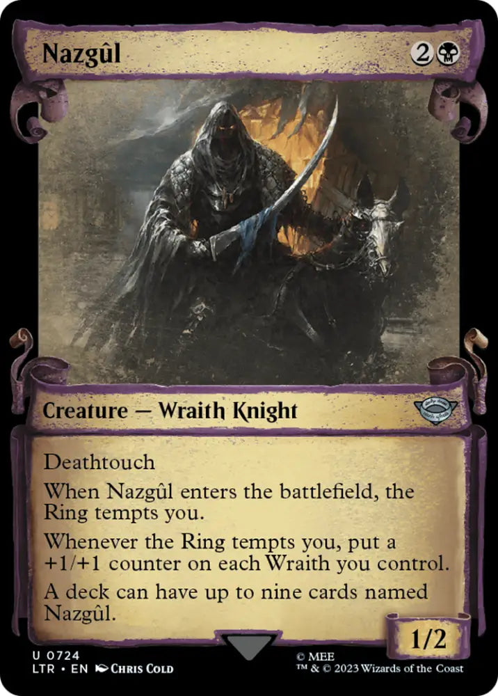 Nazgul (0724) [The Lord of the Rings: Tales of Middle-Earth Showcase Scrolls] - MTG Single