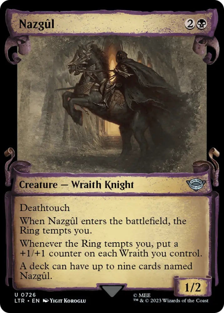 Nazgul (0726) [The Lord of the Rings: Tales of Middle-Earth Showcase Scrolls] - MTG Single