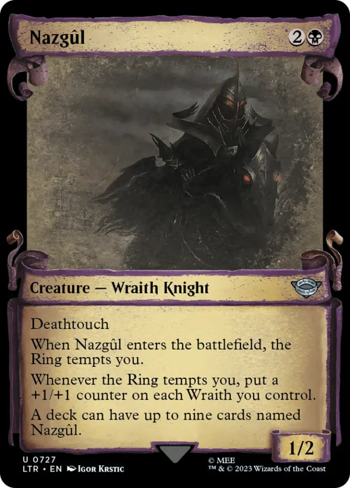 Nazgul (0727) [The Lord of the Rings: Tales of Middle-Earth Showcase Scrolls] - MTG Single