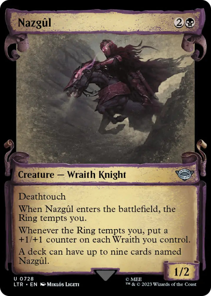 Nazgul (0728) [The Lord of the Rings: Tales of Middle-Earth Showcase Scrolls] - MTG Single