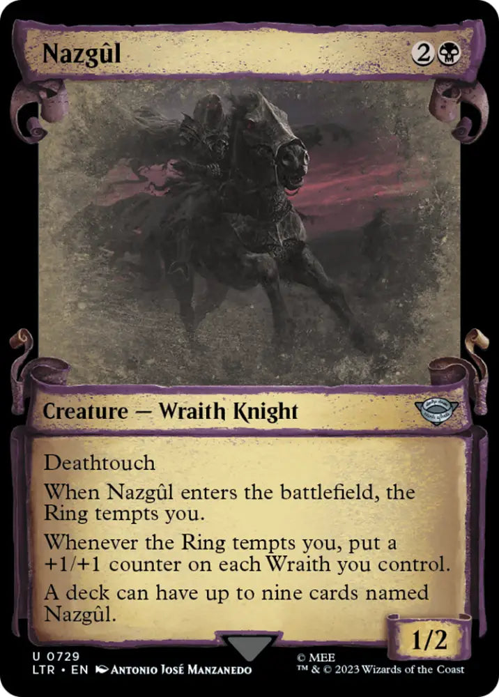 Nazgul (0729) [The Lord of the Rings: Tales of Middle-Earth Showcase Scrolls] - MTG Single
