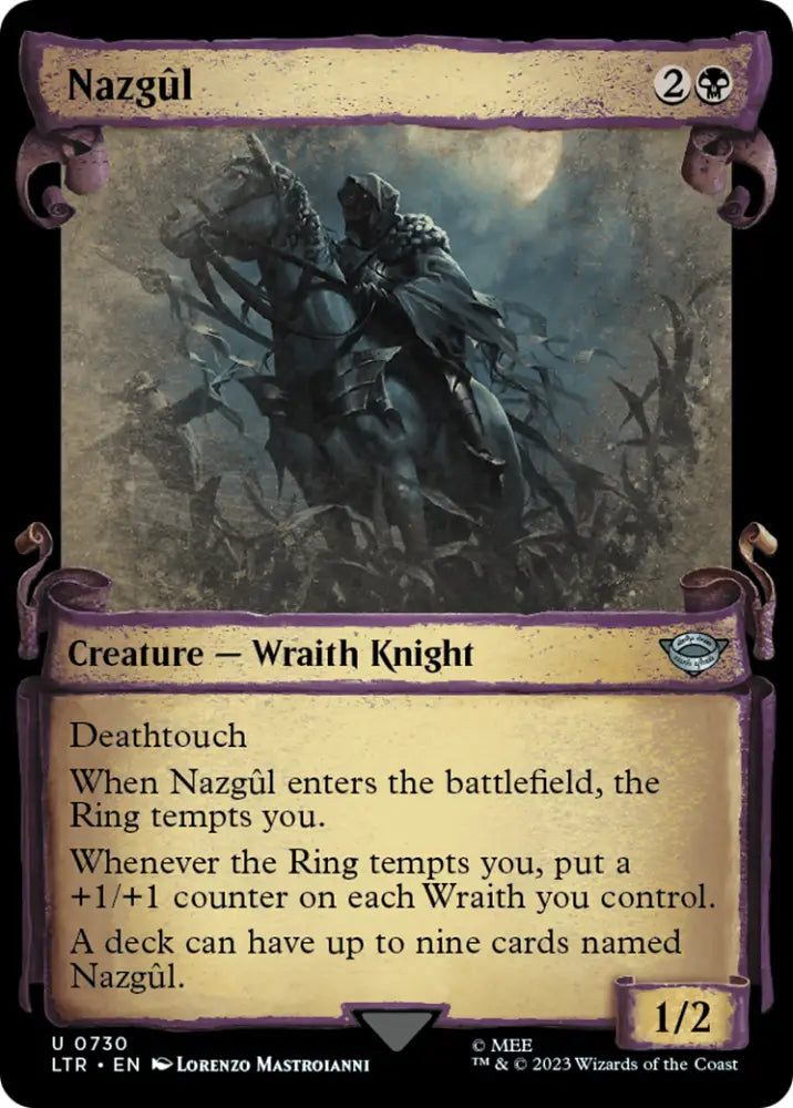 Nazgul (0730) [The Lord of the Rings: Tales of Middle-Earth Showcase Scrolls] - MTG Single