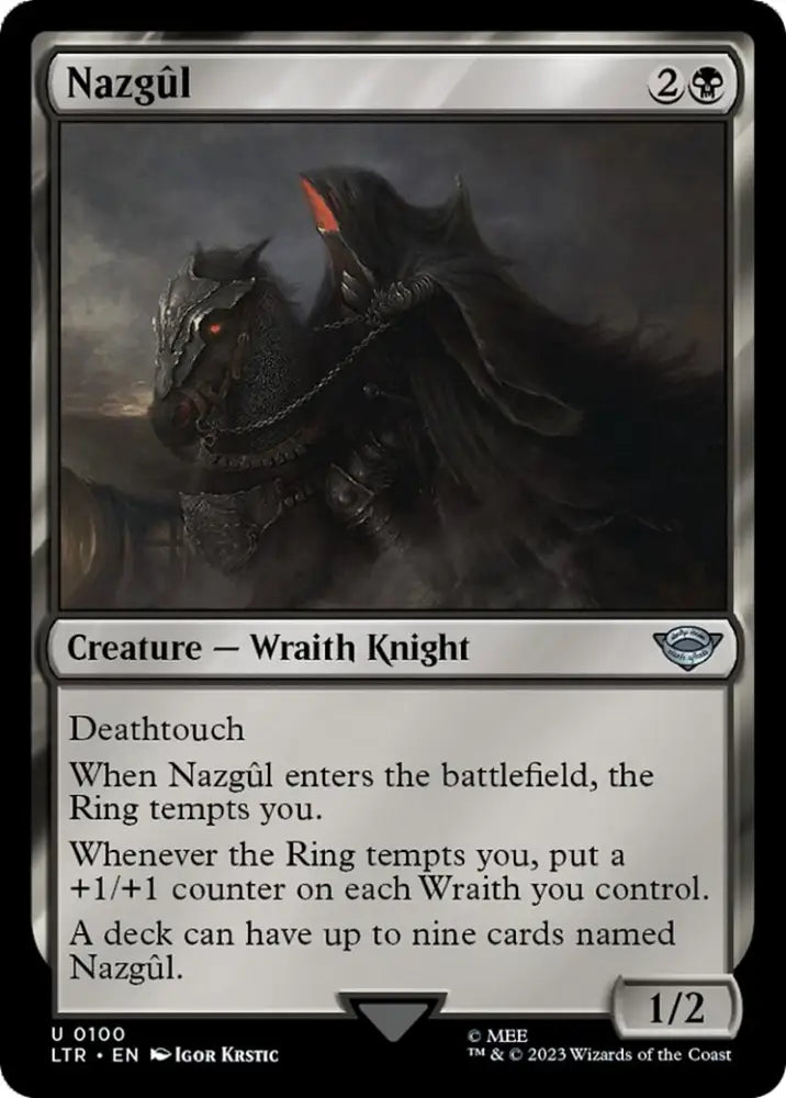 Nazgul (100) [The Lord of the Rings: Tales of Middle-Earth] - MTG Single
