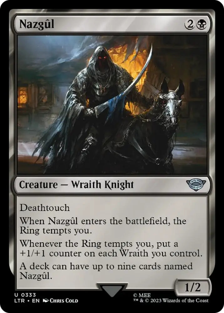 Nazgul (333) [The Lord of the Rings: Tales of Middle-Earth] - MTG Single