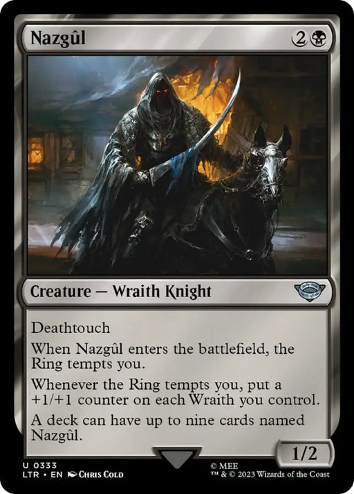 Nazgul (333) [The Lord of the Rings: Tales of Middle-Earth] - MTG Single