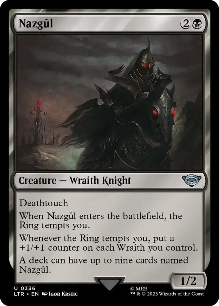 Nazgul (336) [The Lord of the Rings: Tales of Middle-Earth] - MTG Single