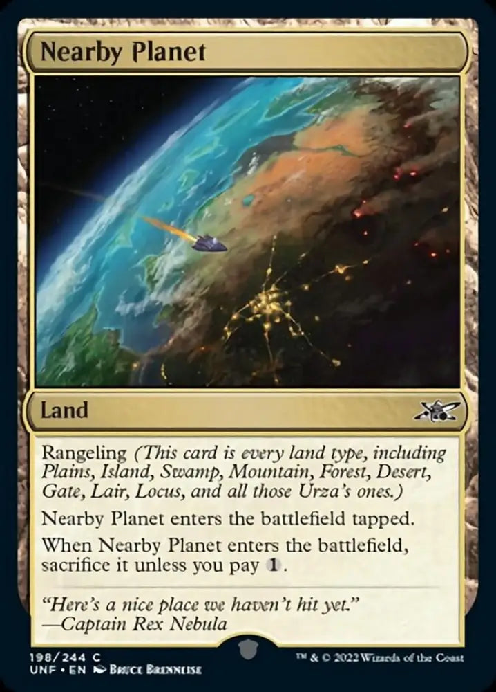 Nearby Planet [Unfinity] - MTG Single