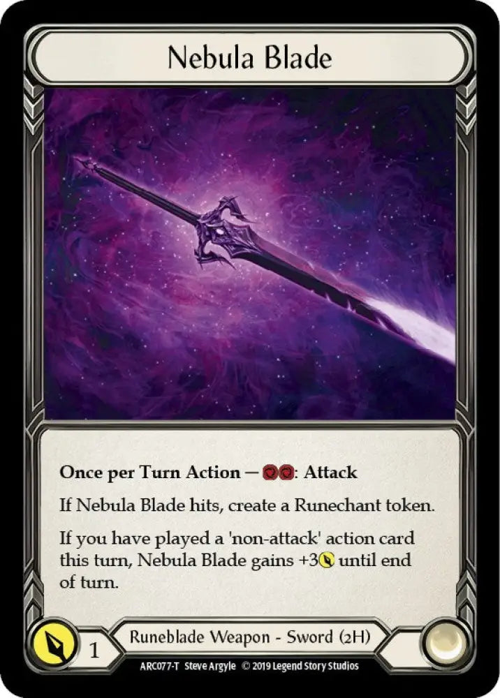 Nebula Blade // Viserai [Arcane Rising 1st Edition] - Flesh And Blood Single