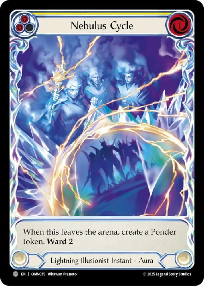 Nebulus Cycle (Yellow) (Extended Art) (OMN035) [Omens of the Third Age]