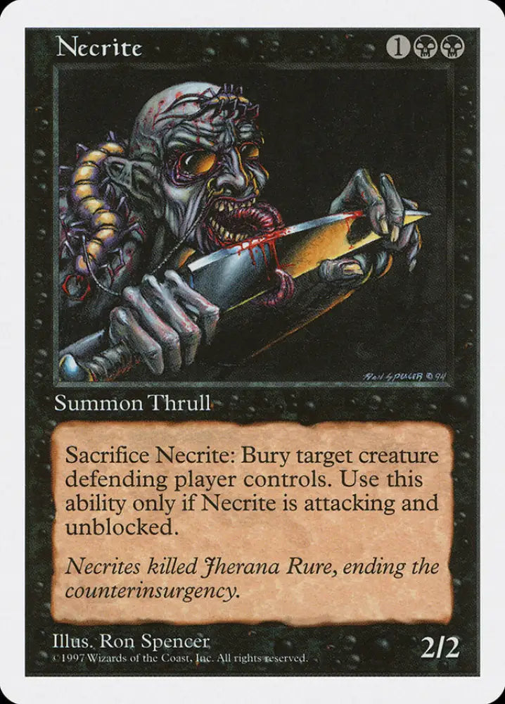 Necrite [Fifth Edition] - MTG Single