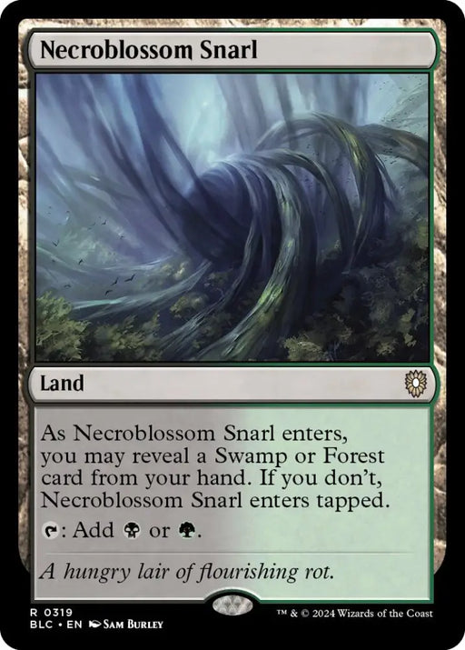 Necroblossom Snarl [Bloomburrow Commander] - MTG Single