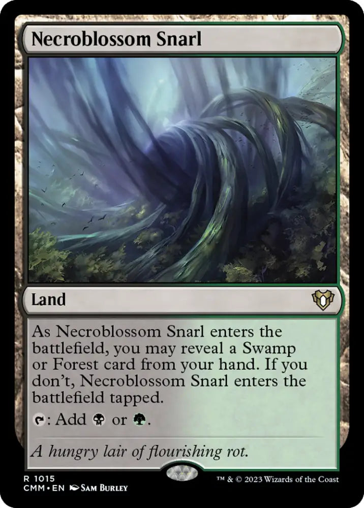 Necroblossom Snarl [Commander Masters] - MTG Single