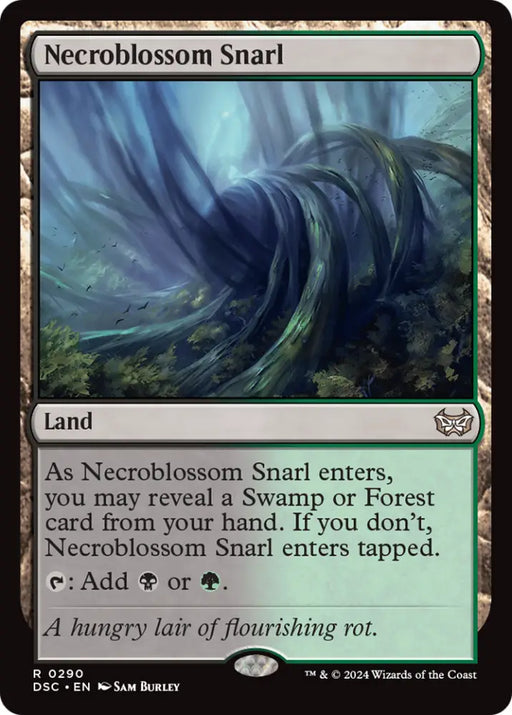 Necroblossom Snarl [Duskmourn: House of Horror Commander] - MTG Single