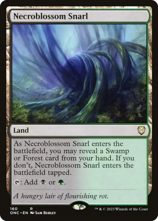 Necroblossom Snarl [Phyrexia: All Will Be One Commander] - MTG Single