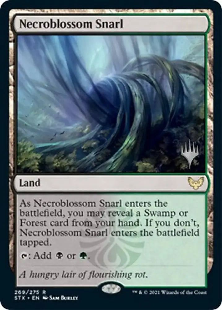 Necroblossom Snarl (Promo Pack) [Strixhaven: School of Mages Promos] - MTG Single